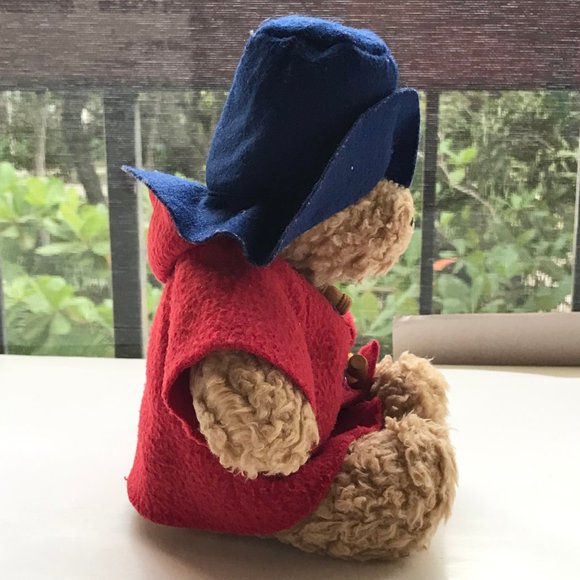 Eden Paddington Bear Plush Teddy Stuffed Animal Darkest Peru to London Red Blue - Picture 3 of 14